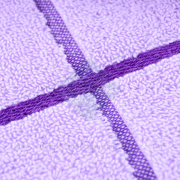 Custom purple hand towels Exporter